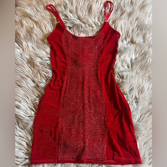 Red sparkle dress up dress - Picture 2 of 6